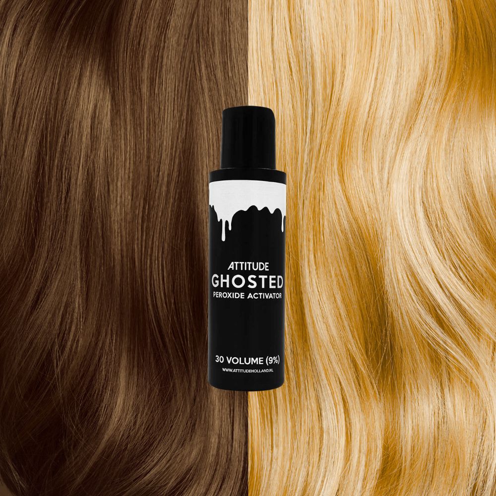 Attitude Hair Dye - Ghosted 30 Volume (9%) Peroxide Hair bleach - White
